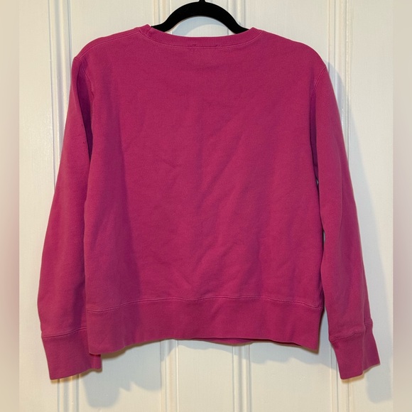 Polo Ralph Lauren Girls Cotton-Blend-Fleece Sweatshirt in Pink - Picture 5 of 5